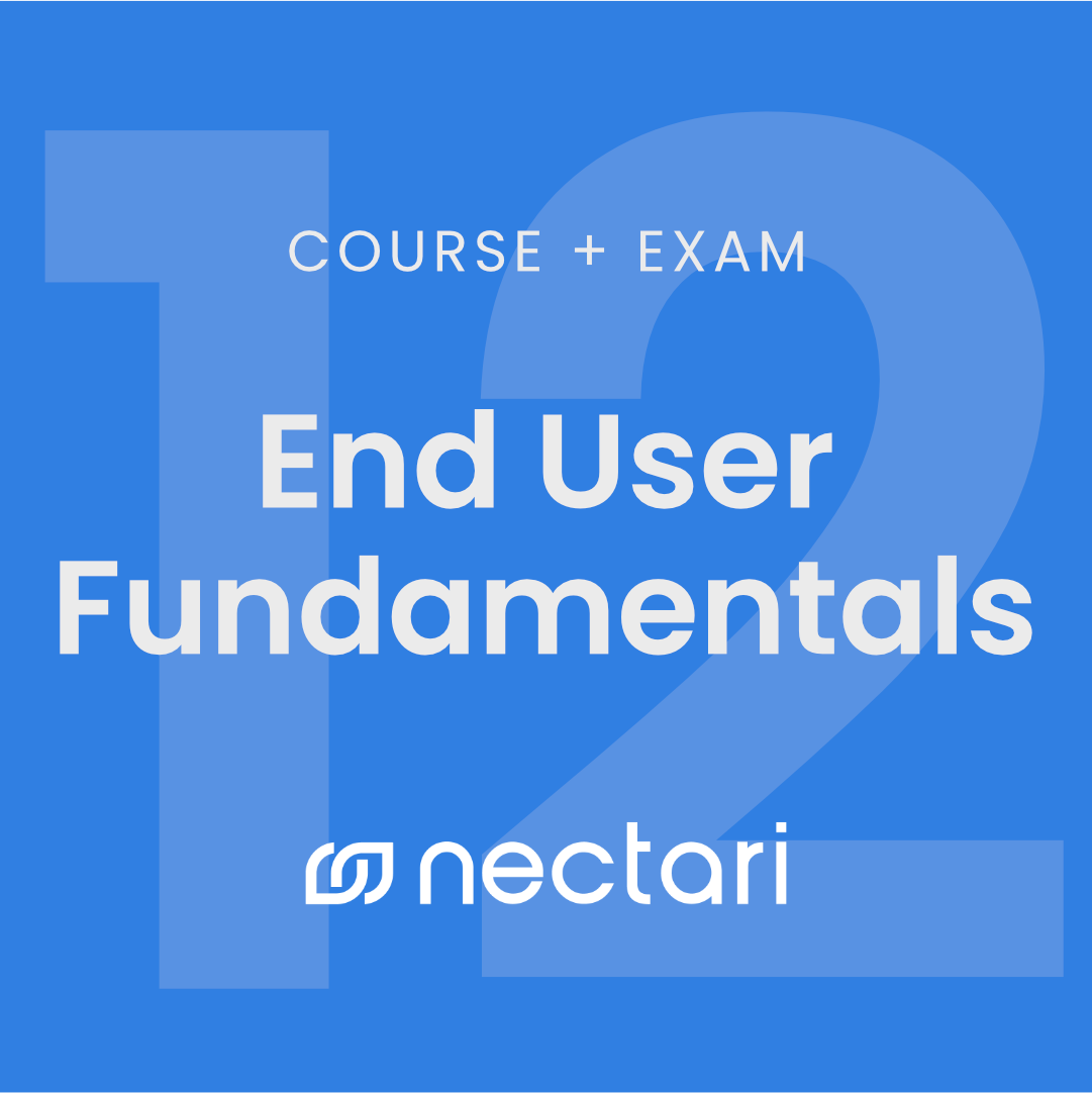 Cours de base pour utilisateur final - 12 Mois