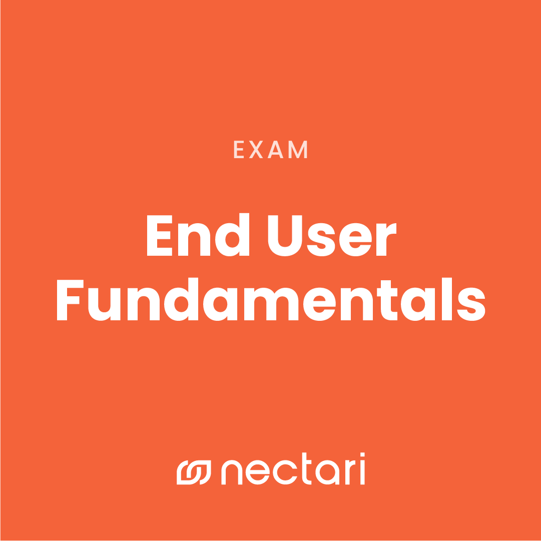 Examen End User Fundamentals (Principes de base pour utilisateurs finaux)